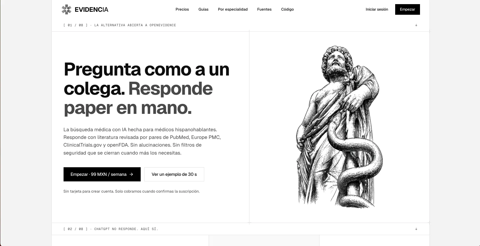 Sitio web de Evidencia.mx construido por VanguardIA.